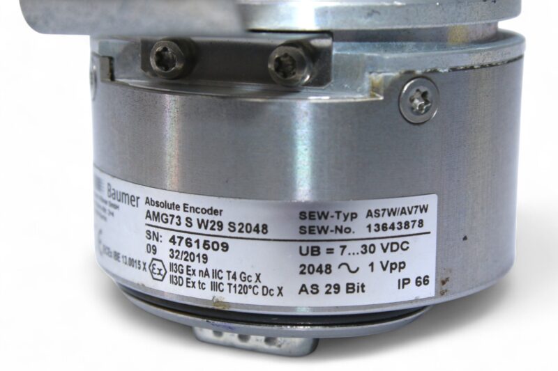 Baumer AMG73 S W29 S2048 13643878 ABSOLUTE ENCODERS AS7W/AV7W - Image 3