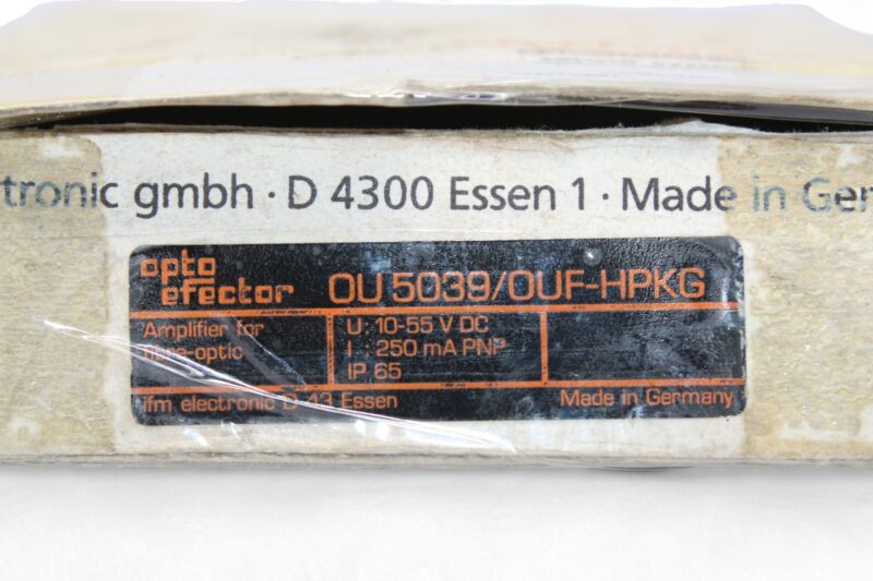 IFM OU 5039/OUF-HPKG FIBRE-OPTIC AMPLIFIER - Image 6