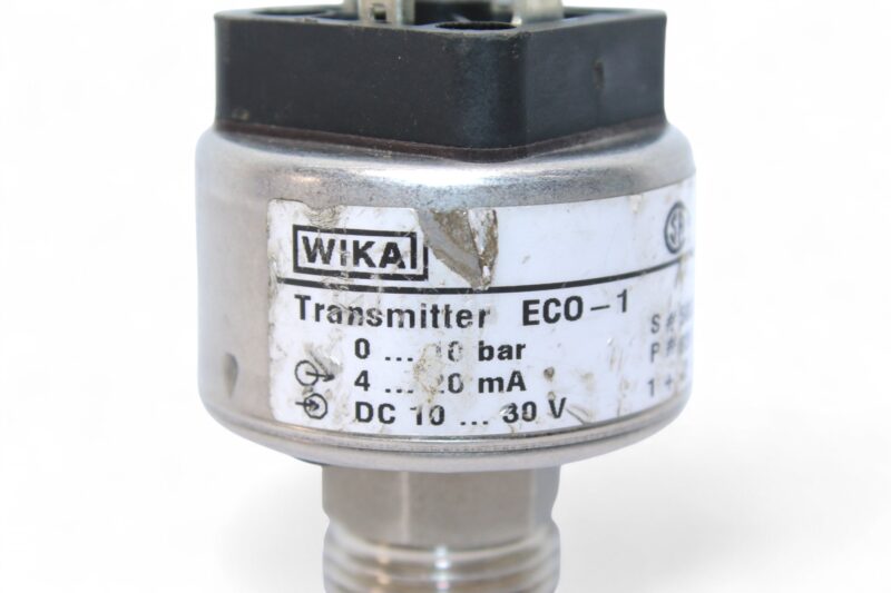 WIKA ECO-1 PRESSURE TRANSMITTER 8391956 0…10 bar - Image 2