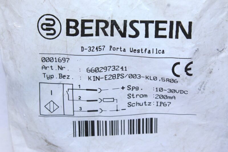 BERNSTEIN D-32457 SENSOR 6602973241 - Image 2