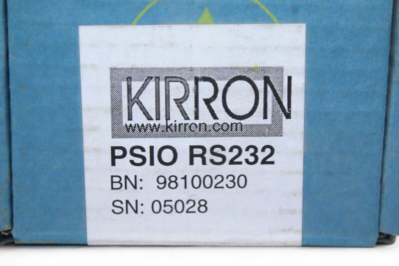 KIRRON PSIO RS232 98100230 - Image 7