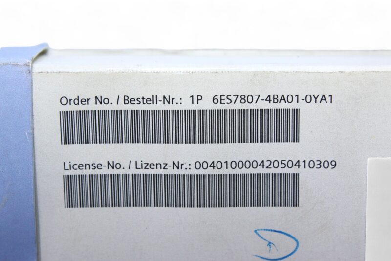 SIEMENS 6ES7807-4BA01-0YA1 SIMATIC S7, PRODAVE MPI/IE V6.0 - Image 2