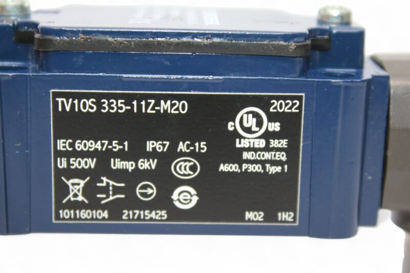 SCHMERSAL TV10S 335-11Z-M20 SAFETY SWITCH 101160104 - Image 2