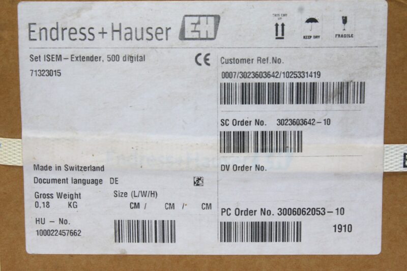 Endress+Hauser 71323015 KIT ISEM-EXTENDER,500 DIGITAL