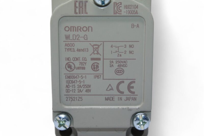 OMRON WLD2-G LIMIT SWITCH - Image 2
