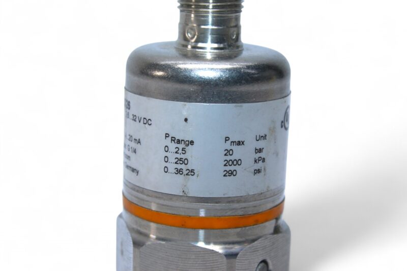 IFM PA3026 PRESSURE TRANSMITTER PA-2,5-RBR14-A-ZVG/US/ /V 0...2.5 bar - Image 3