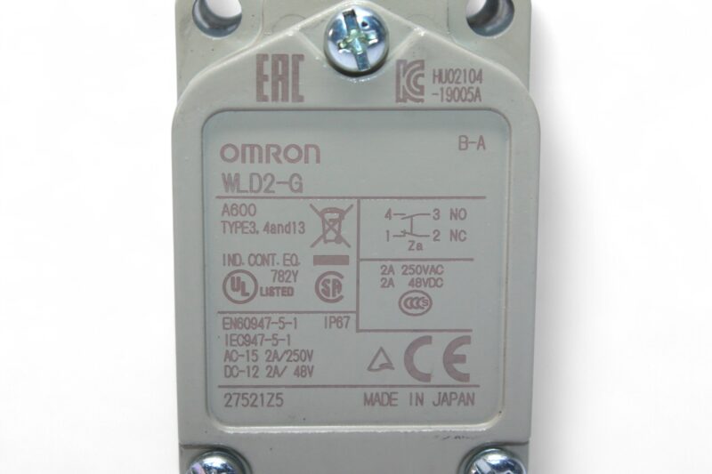 OMRON WLD2-G LIMIT SWITCH - Image 2