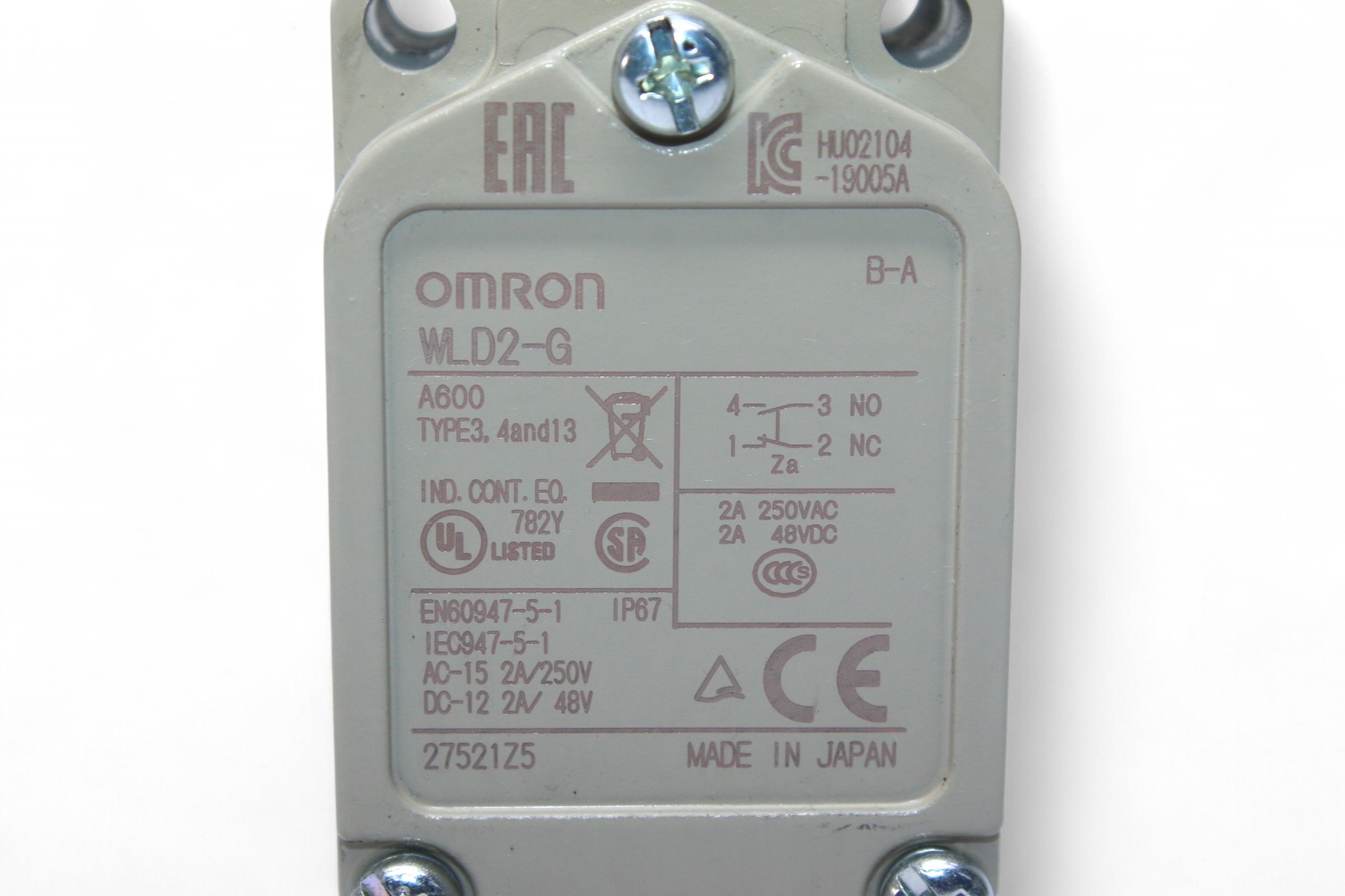 OMRON WLD2-G LIMIT SWITCH - Image 2