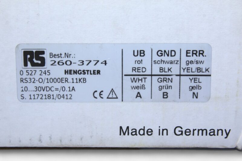 HENGSTLER RS32_O/360ER.11KB INCREMENTAL ENCODER 0527043 - Image 2