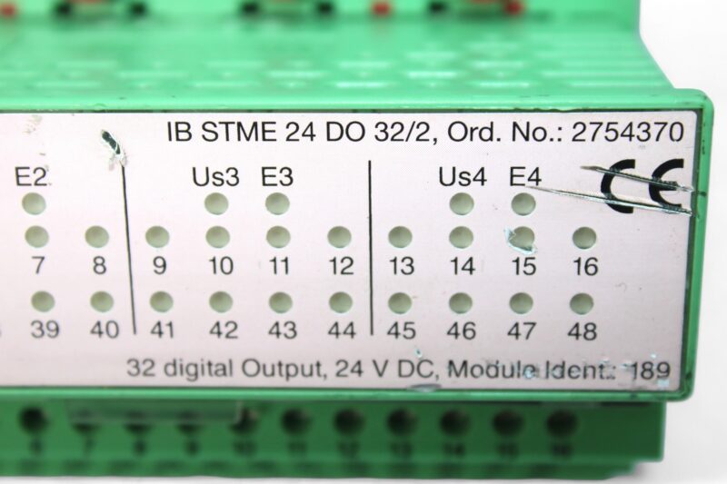 PHOENIX CONTACT IB STME 24 DO32/2 ELECTRONICS MODULE 2754370 - Image 2