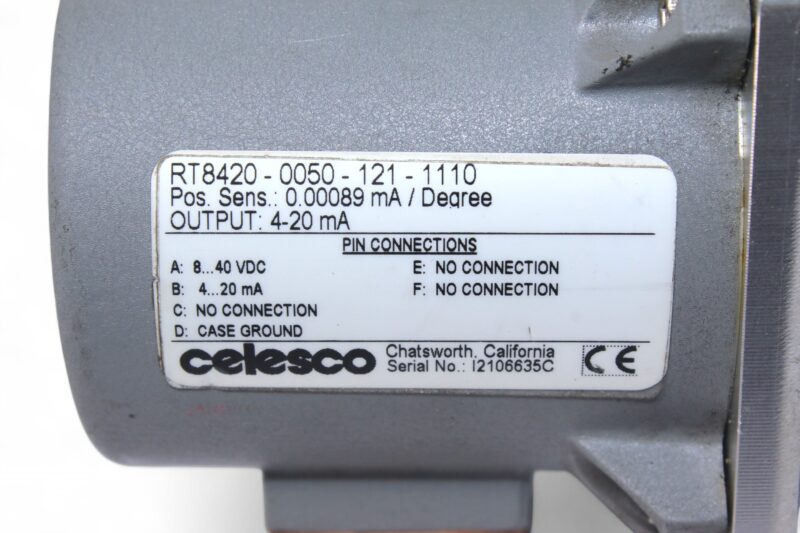 CELESCO RT8420-0050-121-1110 ROTATIONAL POSITION TRANSDUCER - Image 2