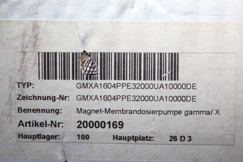 PROMINENT GMXA1604PPE32000UA10000DE METERING PUMP - Image 9