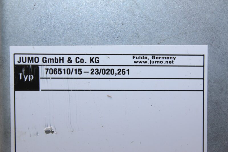 JUMO LOGOSCREEN 500 CF 706510/15-23/020.261 PAPERLESS RECORDER - Image 2