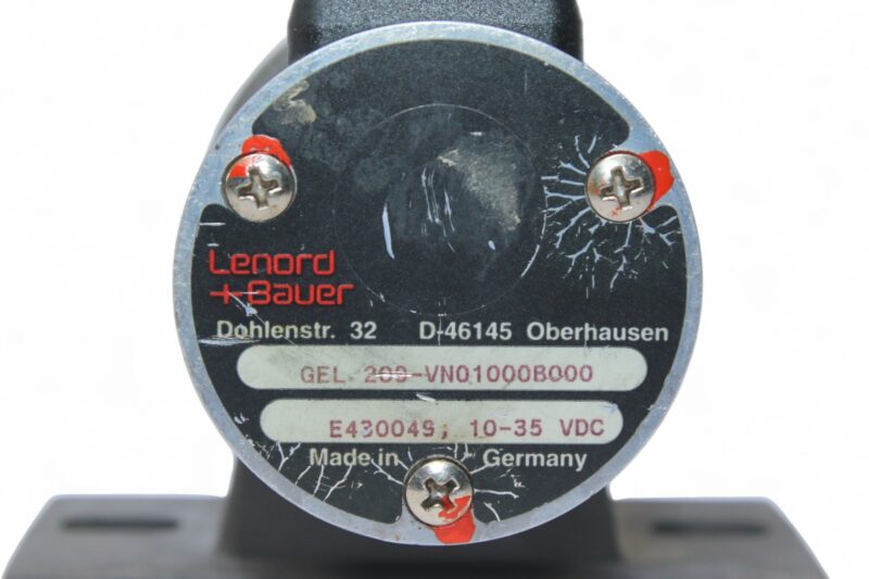 LENORD+BAUER GEL 209-V-NO1000B000 INCREMENTAL ROTARY ENCODER - Image 2