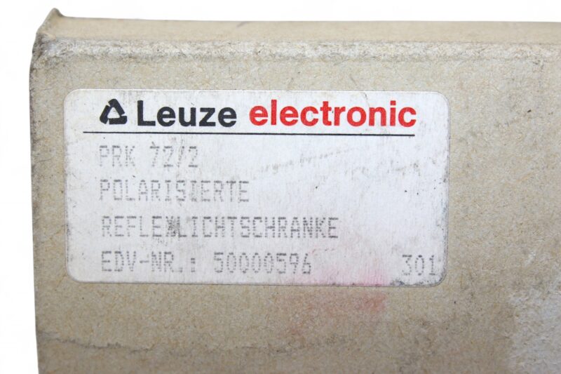 Leuze PRK 72/2 Unpolarized retro-reflective photoelectric sensor 50000596 - Image 6