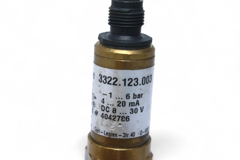 TECSIS 3322.123.003 PRESSURE SENSOR -1...6 bar - Image 2