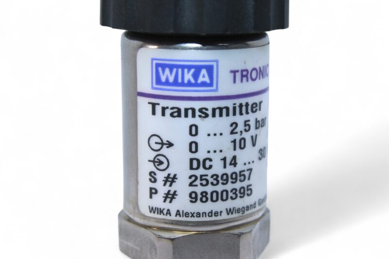 WIKA 891.13.500 TRONIC LINE PRESSURE TRANSMITTER 9800395 0...2.5 bar - Image 2