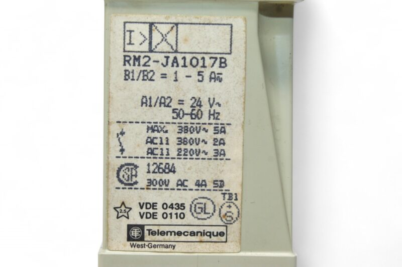 TELEMECANIQUE RM2-JA1017B CONTROL RELAY - Image 2