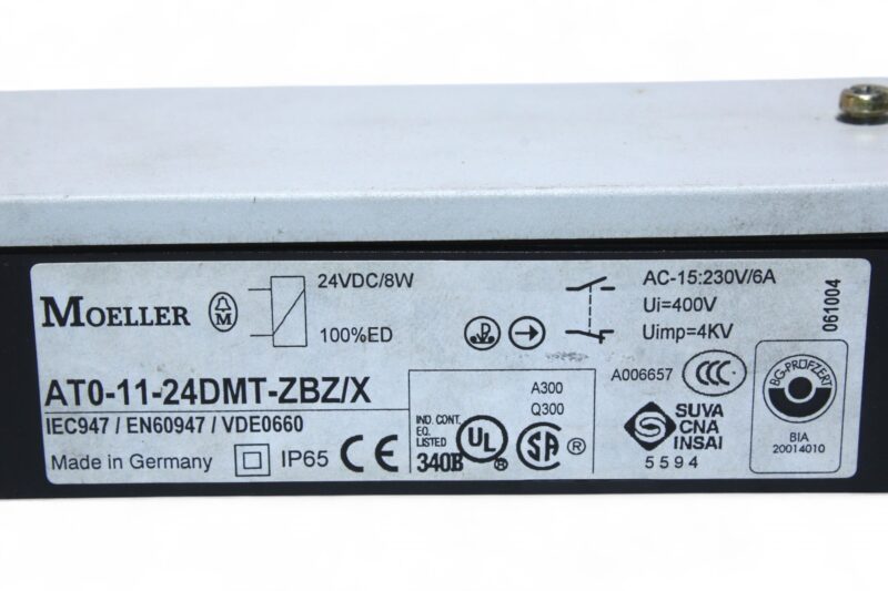 MOLLER AT0-11-24DMT-ZBZ/X SAFETY INTERLOCK SWITCH - Image 2