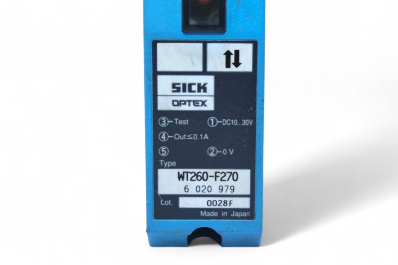 SICK WT260-F270 PHOTOELECTRIC SENSOR 6020979 - Image 2