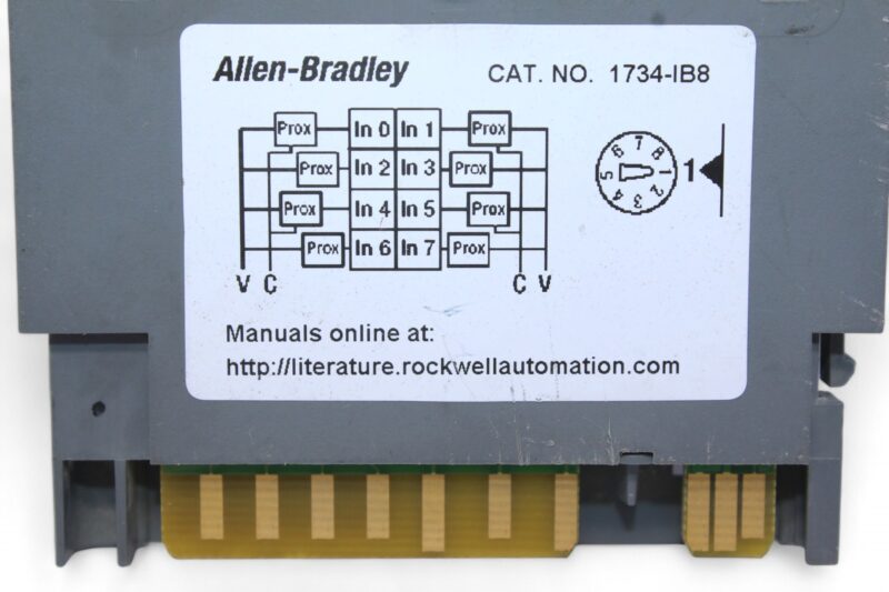 ALLEN BRADLEY 1734-IB8 POINT I/O 8 POINT DIGITAL INPUT MODULE - Image 3