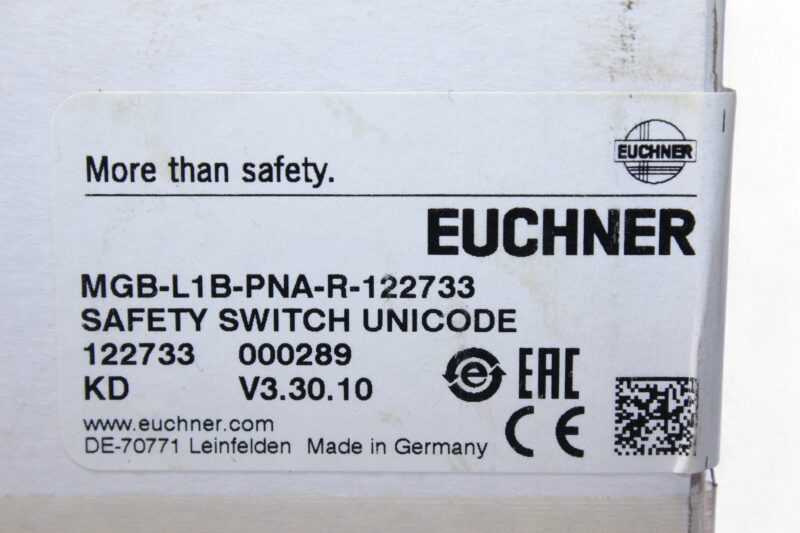 EUCHNER MGB-L1B-PNA-R-122733 EVALUATION MODULE AND ‎BUS MODULE ‎ - Image 2