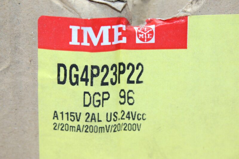 IME DG4P23P22 DIGITAL PANEL METER - Image 2