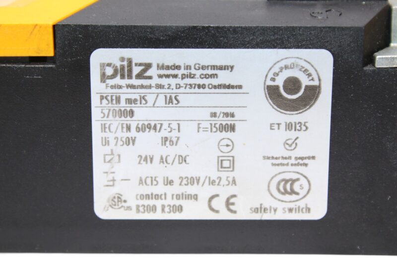 PILZ PSEN me1S/1AS SAFETY SWITCH 57000 - Image 2