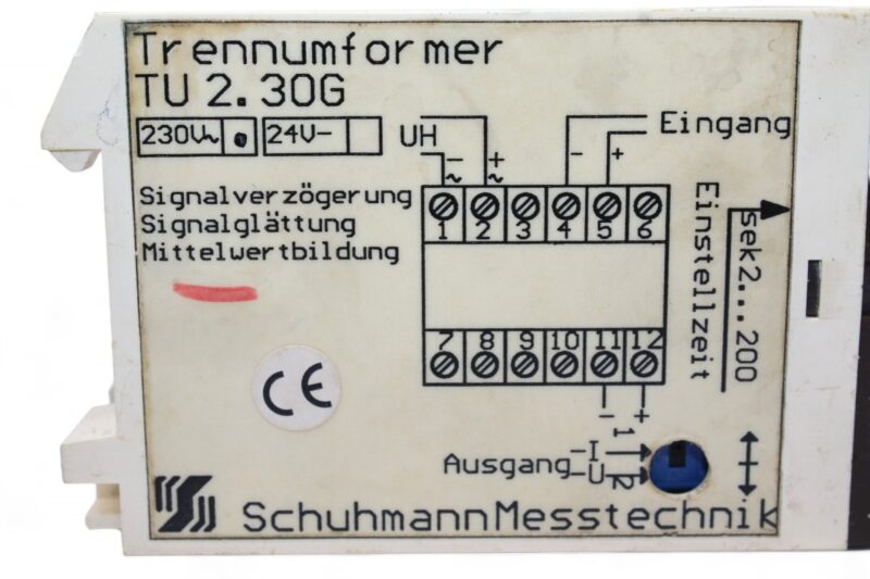 SCHUHMANN MESSTECHNIK TU 2.30G TRANSFORMER - Image 2
