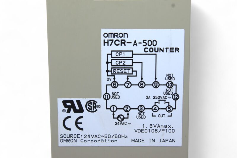 OMRON H7CR-A-500 DIGITAL COUNTER - Image 2
