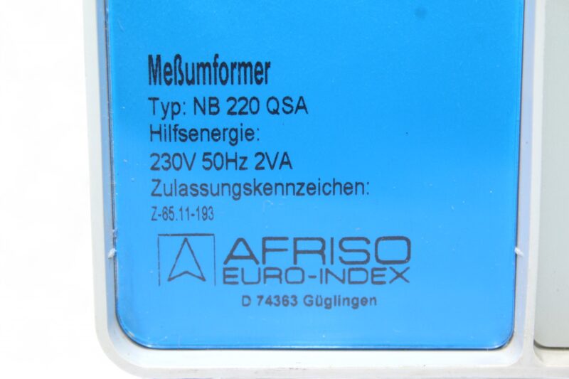 AFRISO NB 220 QSA TRANSDUCER - Image 2