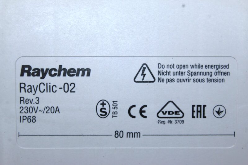 RAYCHEM RAYCLIC-PS-02 HEATING TAPE CONNECTION - Image 3