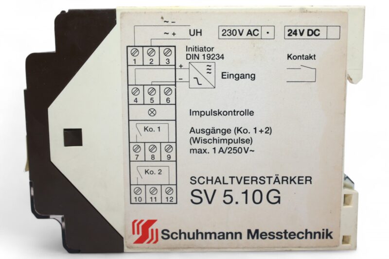 SCHUHMANN MESSTECHNIK SV 5.10G SWITCHING AMPLIFIER - Image 2