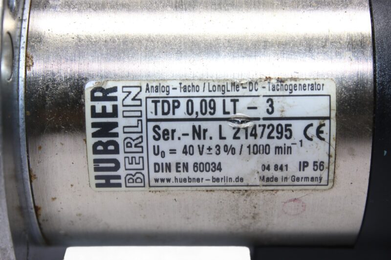 Baumer TDP 0.09 LT-3 Tachogenerator - Image 2