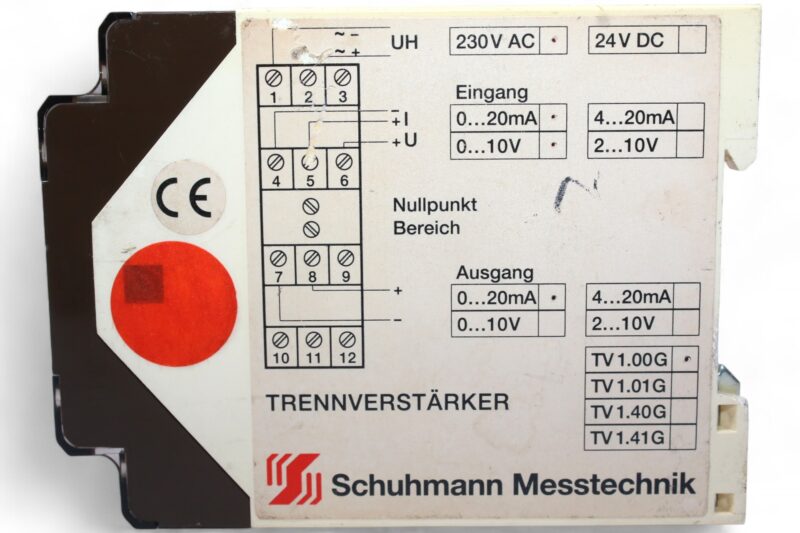 SCHUHMANN MESSTECHNIK TV 1.00G TRANSFORMER - Image 2