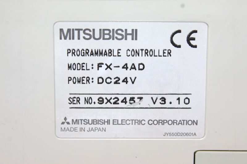 MITSUBISHI FX-4AD PROGRAMMABLE CONTROLLER - Image 2