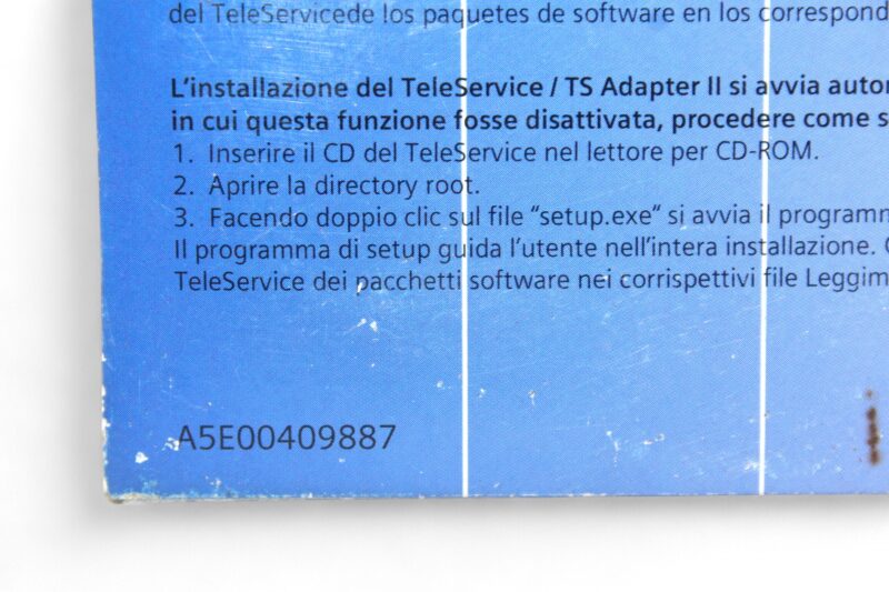 SIEMENS A5E00409887 SIMATIC TELESERVICE - Image 2