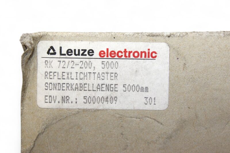 Leuze RK 72/2-200,5000 Energetic diffuse sensor 50000409 - Image 2