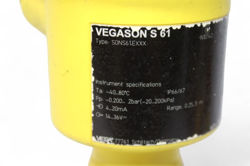 VEGA SONS61EXXX LEVEL SENSOR VEGASON S 61 - Image 3