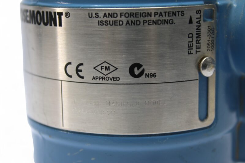 ROSEMOUNT 2051TG1A2B21AS5B4M5D4V504 PRESSURE TRANSMITTER - Image 3