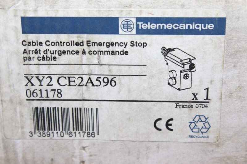 TELEMECANIQUE XY2CE2A596 EMERGENCY STOP ROPE PULL SWITCH - Image 7