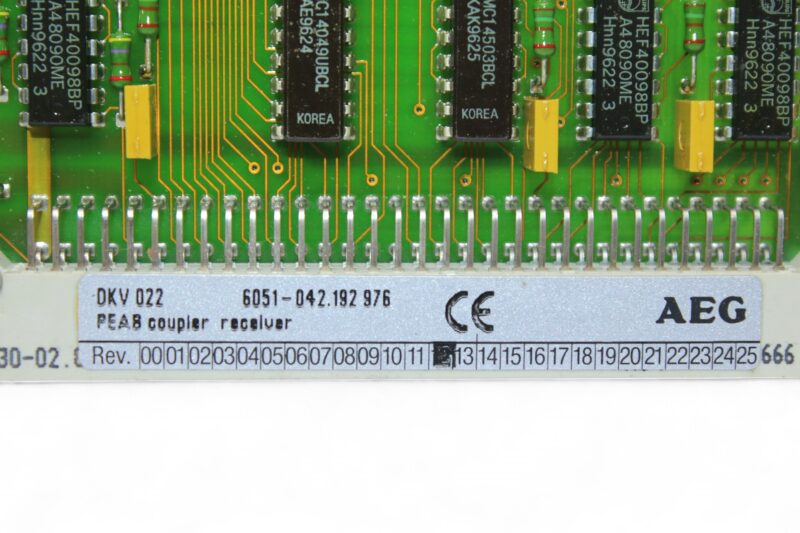 AEG DKV 022 PEAB COUPLER RECEIVER 6051-042.192976 - Image 2