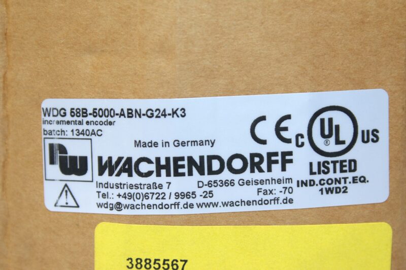 WACHENDORFF WDG 58B-5000-ABN-G24-K3 ENCODER - Image 6