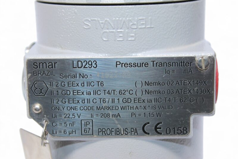 SMAR LD293 PRESSURE TRANSMITTER - Image 2