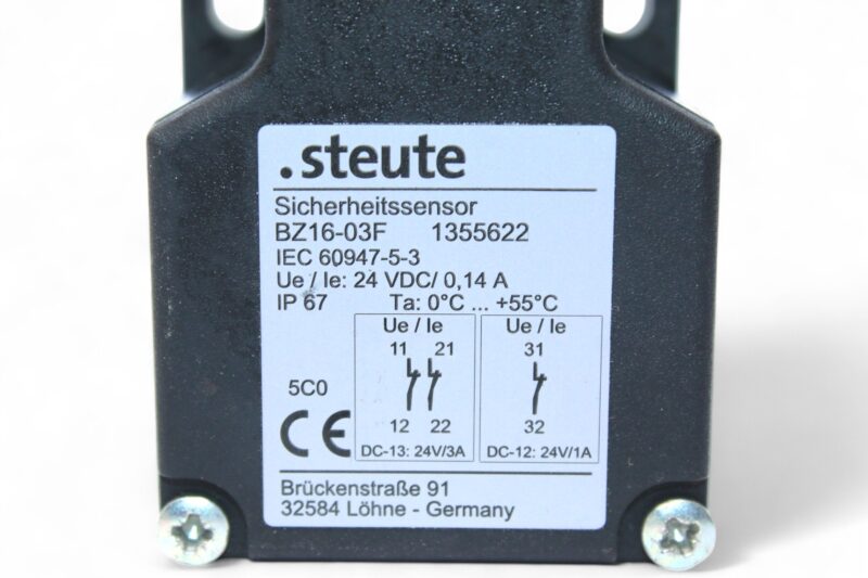 STEUTE BZ16-03F SAFETY SENSOR - Image 2