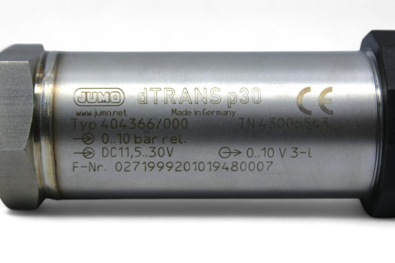 JUMO dTRANS P30 404366/000-459-415-504-20-61/000 PRESSURE TRANSMITTER 404366/000 0…10 bar - Image 2