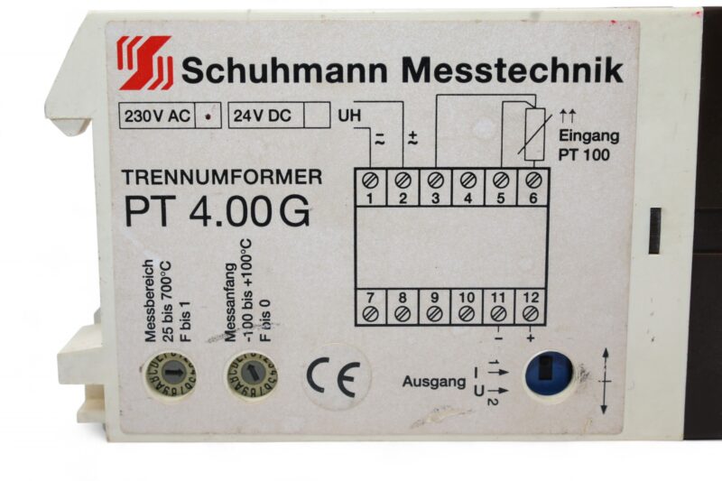 SCHUHMANN MESSTECHNIK PT 4.00 G ISOLATING CONVERTER  - Image 2