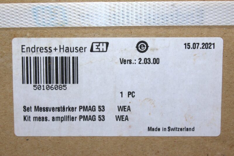 Endress+Hauser 5016085 KIT MEASURING AMPLIFIER Vers: 2.03.00 - Image 2