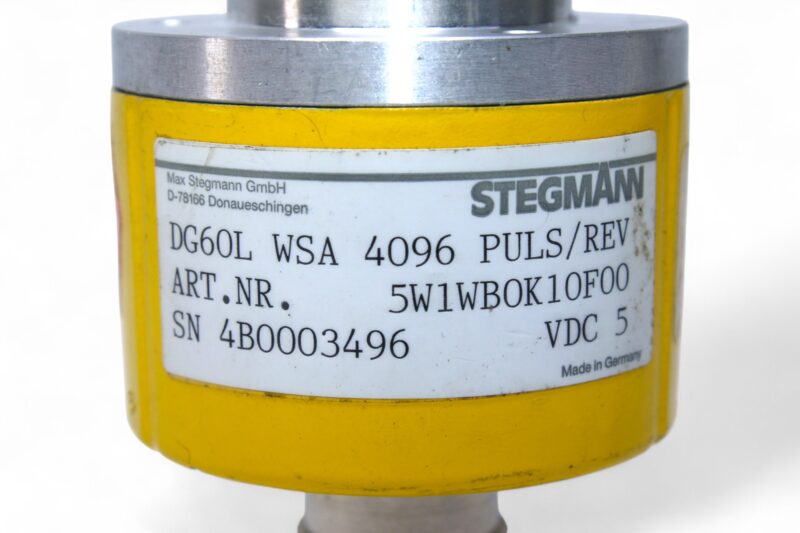 STEGMANN DG60L WSA 4096 PULSE/REV INCREMENTAL ENCODER 5W1WB0K10F00 - Image 2