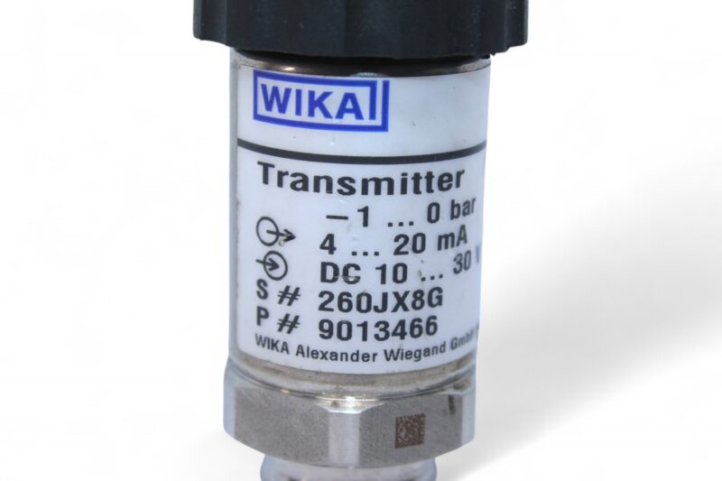 WIKA S-10 PRESSURE TRANSMITTER 9013466 -1…0 bar - Image 2